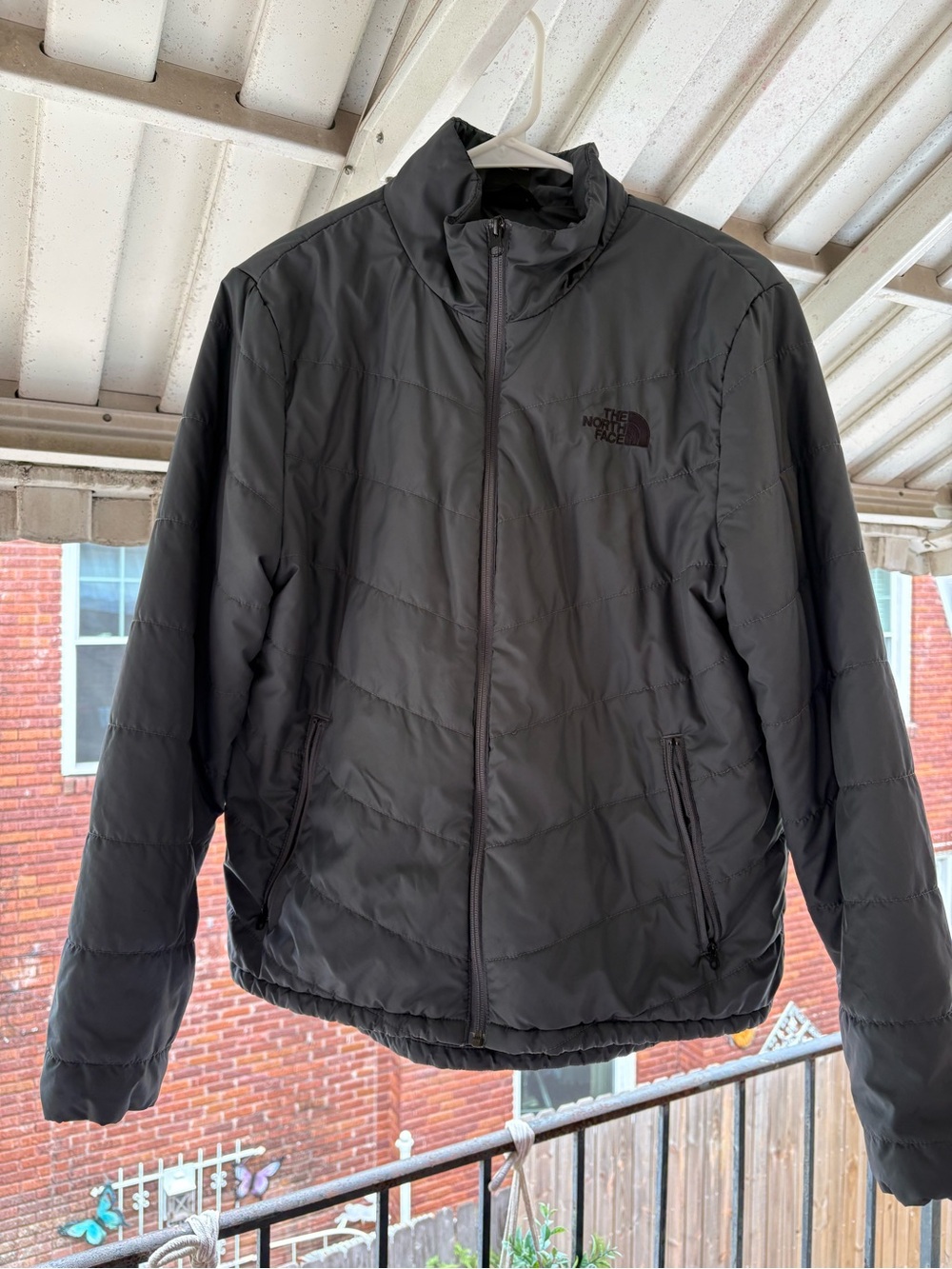 The North Face Light Weight Dark Gray Blue Jacket Size Large